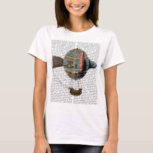 Camiseta Balão De Ar Quente Com Pé De Cauda (Frente)