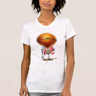Camiseta Balão de Ar Quente de Nova Iorque