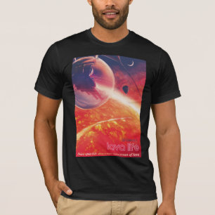 Camiseta Balão de Ar Quente Extremo em Paisagem Infernal Vu