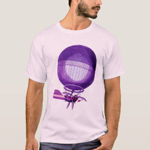 Camiseta Balão de Ar Quente Hidrogênio (Púrpura)
