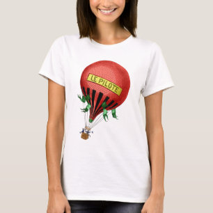 Camiseta Balão de ar quente Jardin De Tuileries