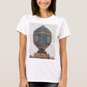 Camiseta Balão de Ar Quente Montgolfier Aerostatique