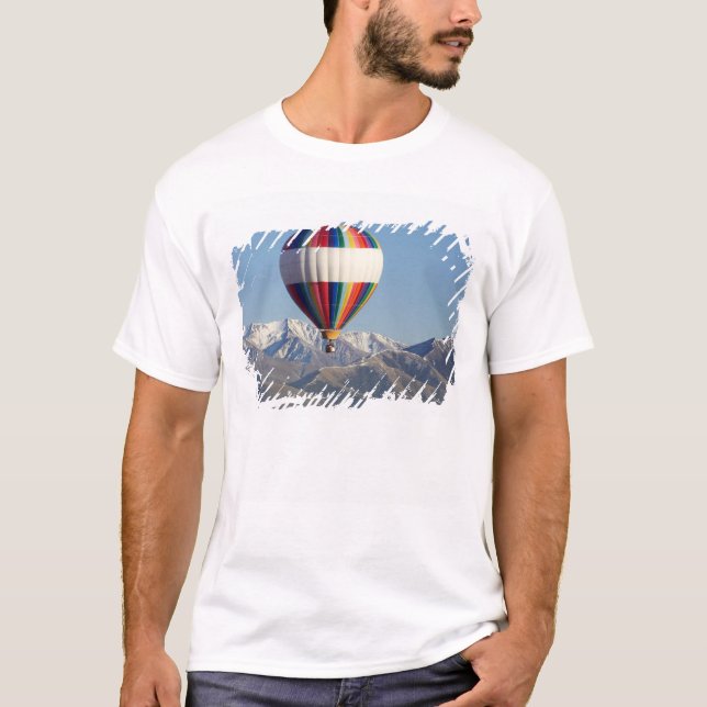 Camiseta Balão de ar quente, perto de Methven, Canterbury (Frente)