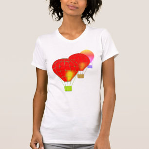 Camiseta Balão de ar vermelho