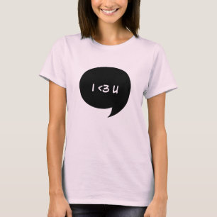 Camiseta Balão de Diálogo Clássico e Gráfico em Negrito