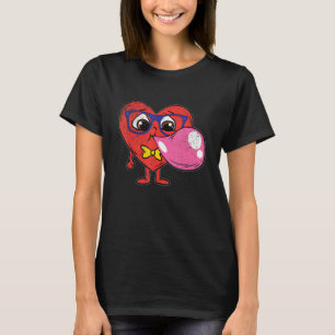 Camiseta Balão de Goma Dia dos Namorados Fofo Nerd Hipster
