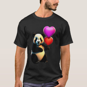 Camiseta Balão de namorados e coração, Dia de os namorados