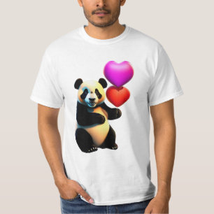 Camiseta Balão de namorados e coração, Dia de os namorados