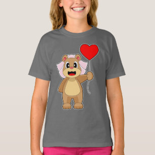 Camiseta Balão De Noiva Urso Casamento