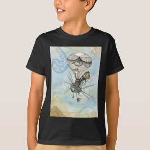 Camiseta balão de steampunk