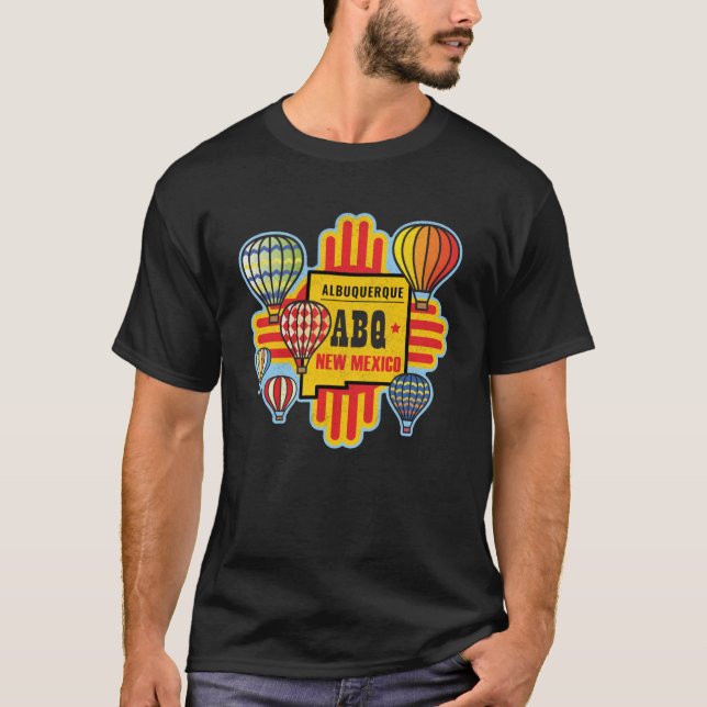 Camiseta Balão Fest of Hot Air Balloons Albuquerque New M (Frente)
