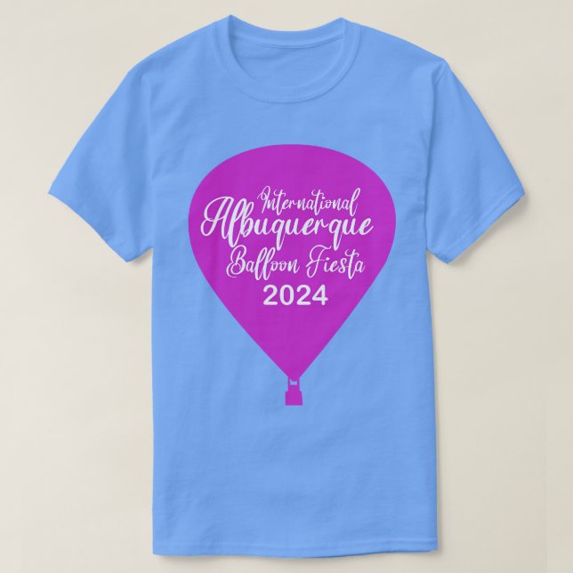 Camiseta Balão Internacional de Albuquerque 2024 1 (Frente do Design)