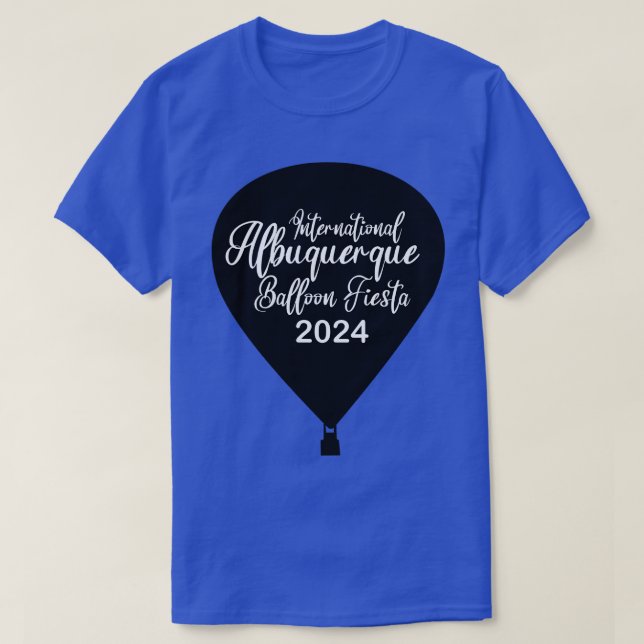Camiseta Balão Internacional de Albuquerque 2024 2 (Frente do Design)