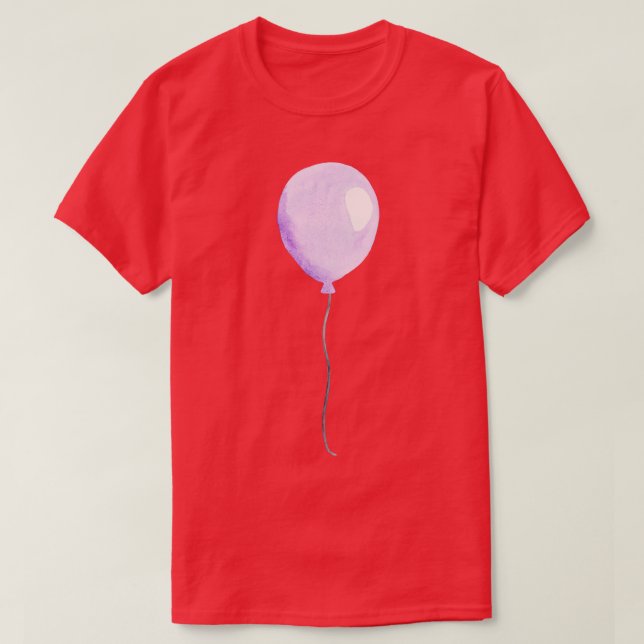 Camiseta Balão púrpura (Frente do Design)