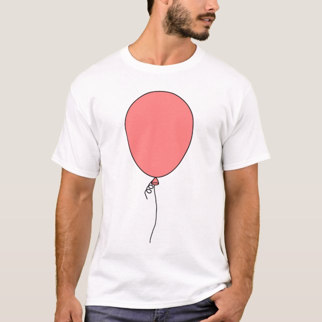 Camiseta Balão (rosa) (Frente)
