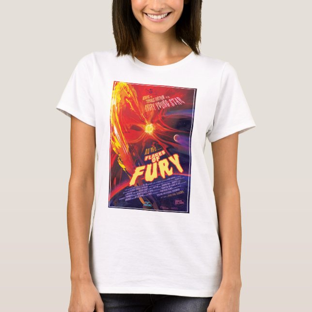 Camiseta Balas De Poster De Fury, Au Microscopii. (Frente)