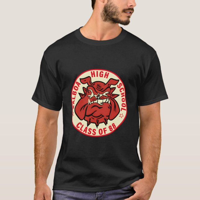 Camiseta Balboa Canal Zone Bulldog Classe De 88 (Frente)