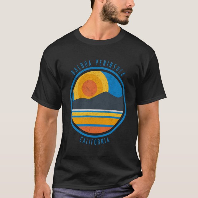 Camiseta Balboa Península Califórnia Sol e Diversão (Frente)