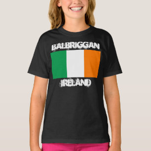Camiseta Balbriggan, Irlanda com crianças da bandeira irlan