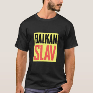 Camiseta Balcãs eslavo bósnio Sérvia a dizer Sfrj 1