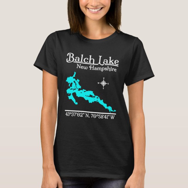 Camiseta Balch Lake New Hampshire  3 (Frente)