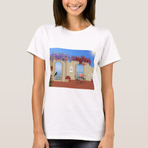 Camiseta Balconi Fora das Flores Mesa Tranquilidade Fora da