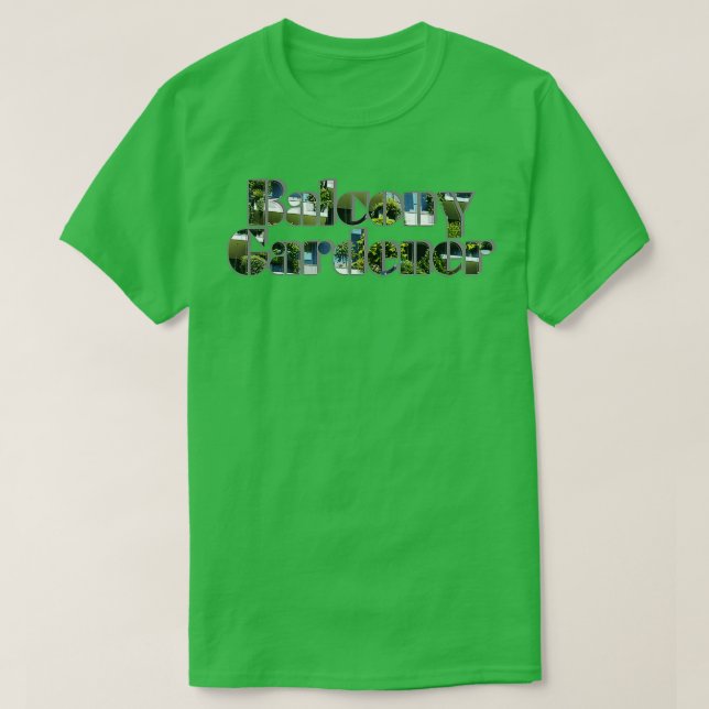 Camiseta Balcony Gardener (Frente do Design)