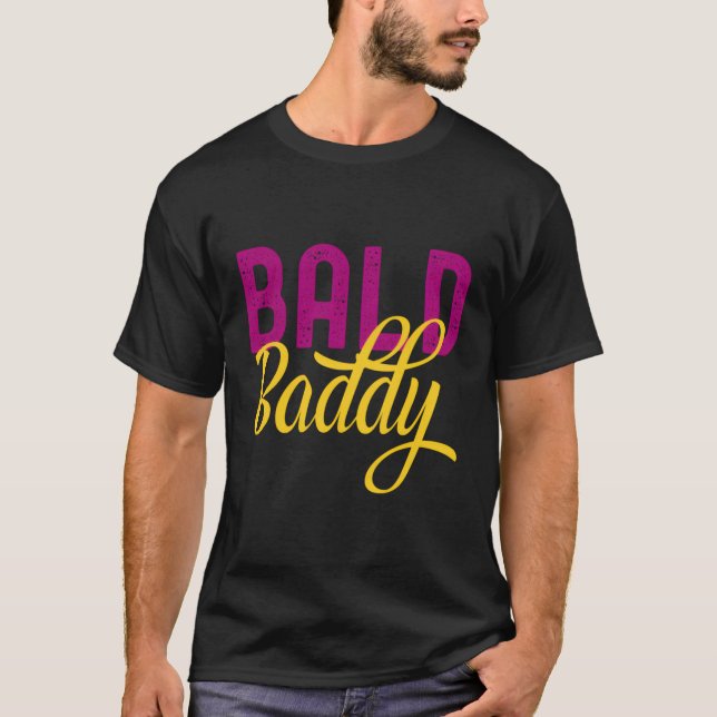Camiseta Bald Baddy Shaved Head (Frente)