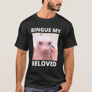 Camiseta Bald Bingus Meu Amado Gato Sphynx Sem Pelo