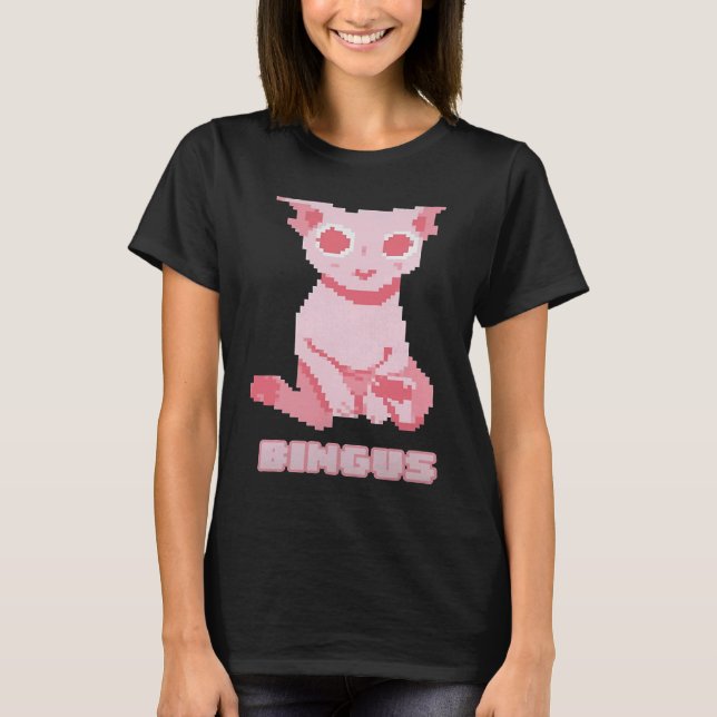 Camiseta Bald Bingus Meu Querido Gato De Esfinge Sem Cabelo (Frente)