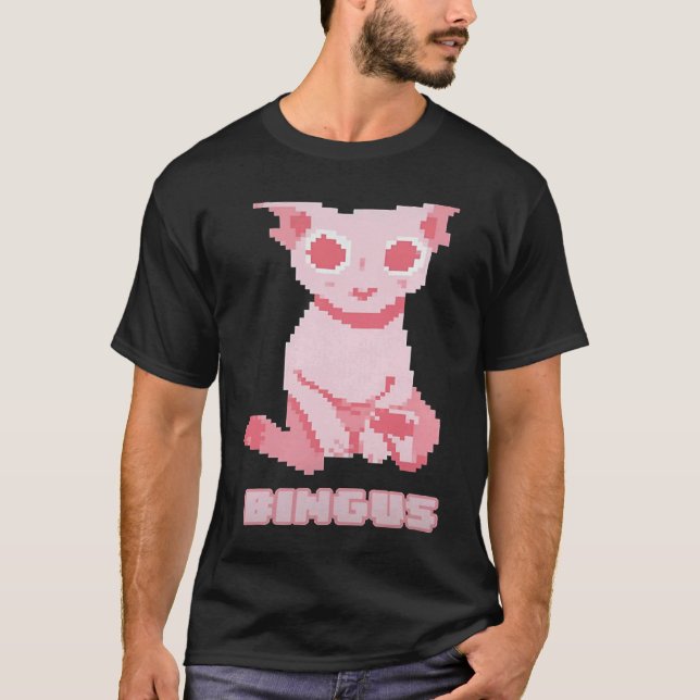 Camiseta Bald Bingus My Beloved Hairless Sphinx Cat (Frente)
