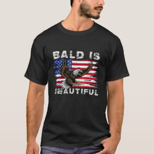 Camiseta Bald É Belo Dia 4 De Julho De Independência Bal