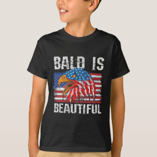 Camiseta Bald É Belo Dia 4 De Julho De Independência Bal