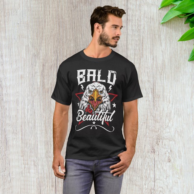 Camiseta Bald E Linda Águia (Criador carregado)