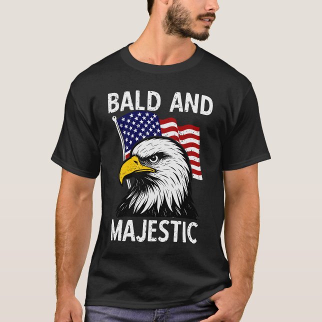 Camiseta Bald e majestoso (Frente)