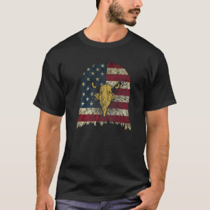 Camiseta Bald Eagle American Flag Patriótico Freedom Eagle