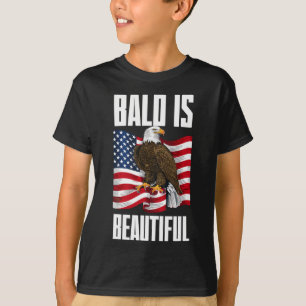 Camiseta Bald Eagle Bald É Belo Dia 4 De Julho Em depende
