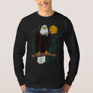 Camiseta Bald Eagle Bird Motif Animal American Imprint Eagl