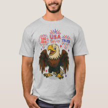 Bald Eagle com Fireworks - EUA 250 Anos 1776-2026