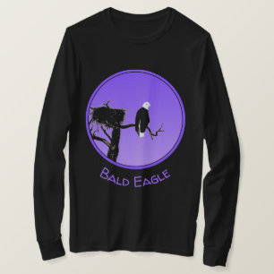 Camiseta Bald Eagle em Sunset - Arte original sobre a vida