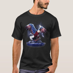 Camiseta Bald Eagle Freedom American Patriot Veterans Day P