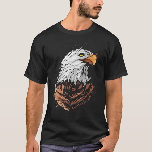 Camiseta Bald eagle head of an american bald eagle (Frente)
