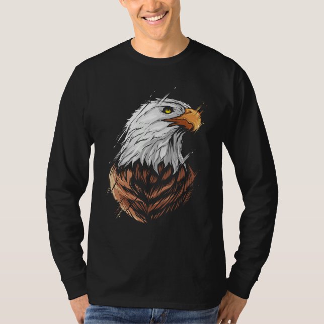 Camiseta Bald eagle head of an american bald eagle (Frente)