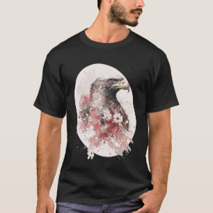 Camiseta Bald Eagle Japonês Cherry Blossom Sakura Bird