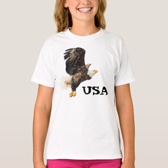 Camiseta Bald Eagle Vê O Seu Prêmio (Frente)