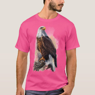 Camiseta Bald Eagle Watercolor