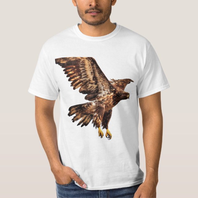 Camiseta Bald Eagle Wildlife Fotografia Birdlover design (Frente)