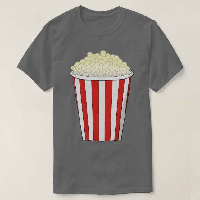 Camiseta Balde de pipoca (Frente do Design)