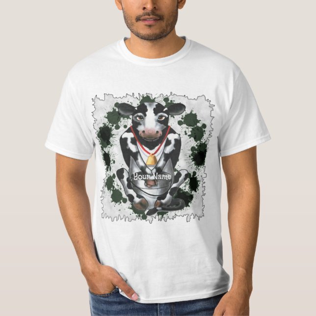 Camiseta Balde de Vaca Tímido (Frente)