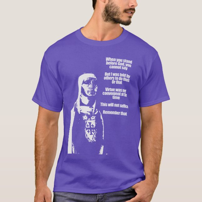 Camiseta Baldwin IV of Jerusalem Quotes friends (Frente)
